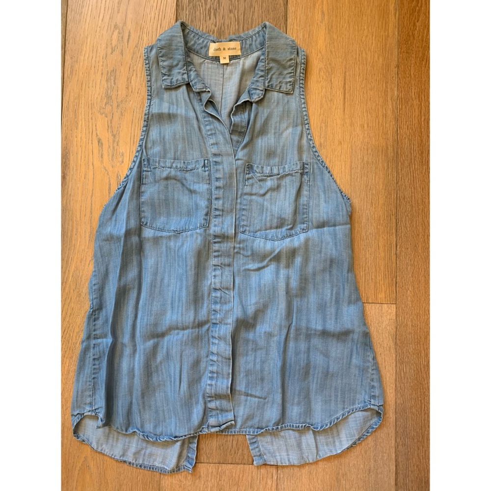 Cloth & Stone (Anthropologie) Denim Top